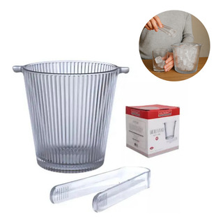 Balde De Gelo Vidro 880ml Com Pegador Hauskraft Balde De Gelo Vidro 880ml Com Pegador Hauskraft