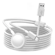 Cargador 2 En 1 Para Apple Watch Y Iphone/ipad Blanco