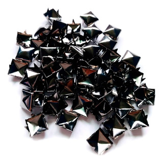 Estoperoles Pirámide 10mm 100 Pzas Picos Spikes Punk De Pata Estoperoles Pirámide 10mm 100 Pzas Picos Spikes Punk De Pata