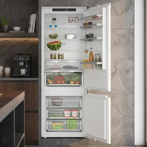 Heladera Panelable Bosch 383l No Frost Kbn96vfe0 Color Blanco