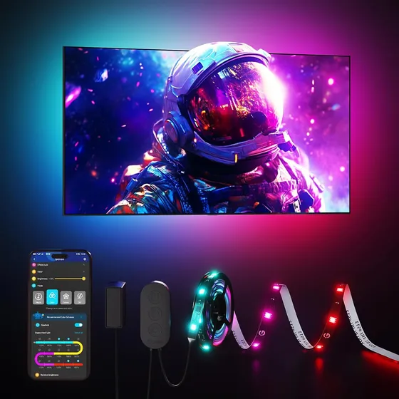 Tira Led Retroiluminación Inteligente Para Tv 40-50puLG Wifi