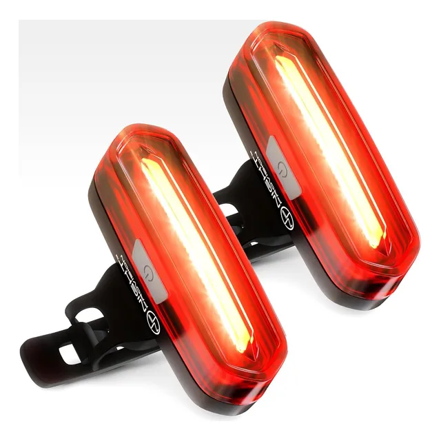 Luz Led Roja Blanca Para Bicicleta Estroboscopica Delantera