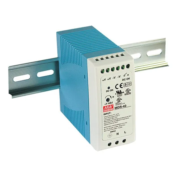 Fuente De Poder Mdr-40-24 Mean Well, 40w: 24vcd 1.7a