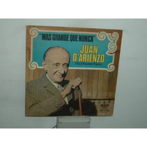 Juan D'arienzo Mas Grande Que Nunca Tango Vinilo Argentino