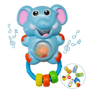 Chocalho Musical Mordedor Bebê Brinquedo Interativo Com Som Chocalho Musical Mordedor Bebê Brinquedo Interativo Com Som