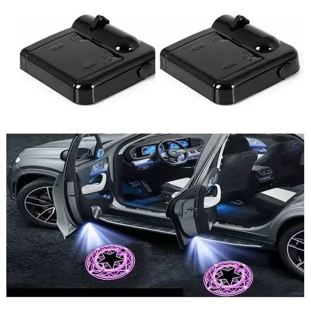 Proyector Luz Led Logo Para Carro Con Batería