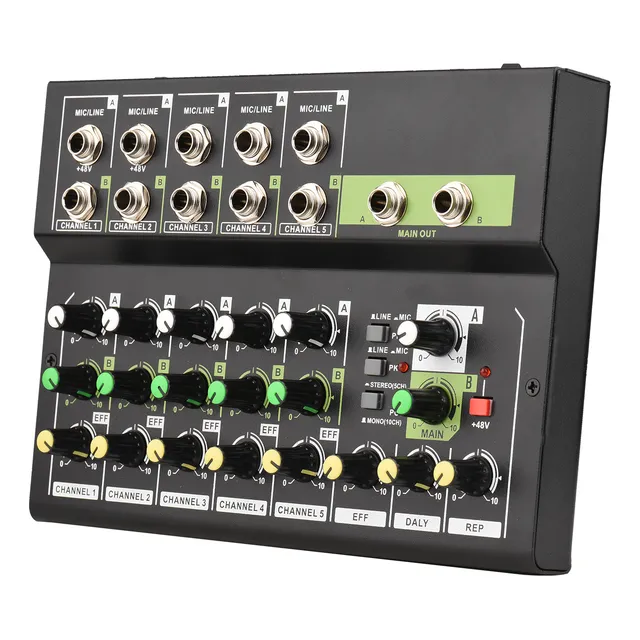Mesa De Mezclas Digital De 10 Canales O Mezclador Estéreo Mi