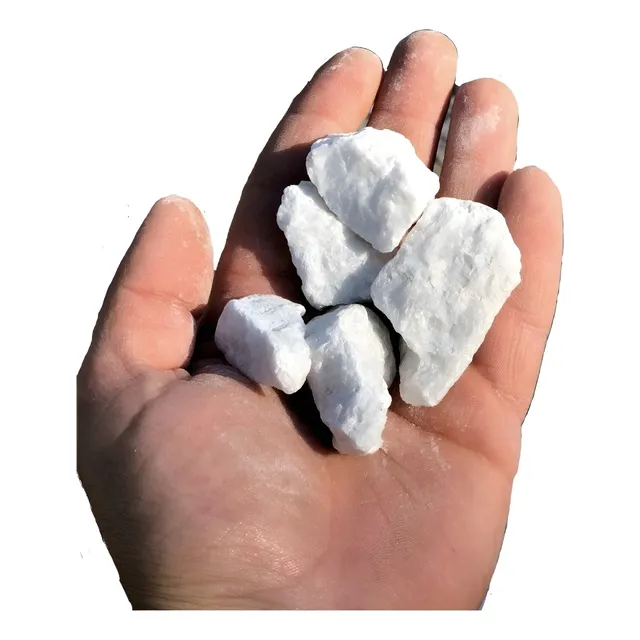Piedra Partida Blanca Marmol Granza X 25 Kg Premium Oferta
