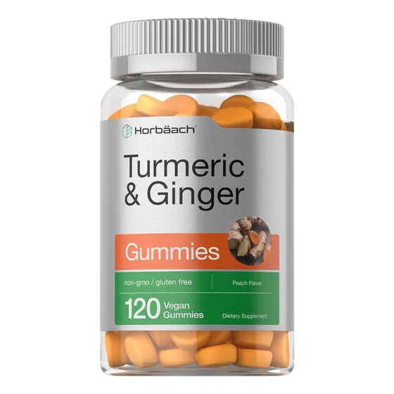 Suplemento Gomitas De Jengibre Y Cúrcuma 120 Unidades