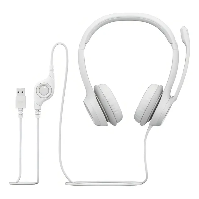 Auriculares Usb Logitech H390 Con Control Silenciadores
