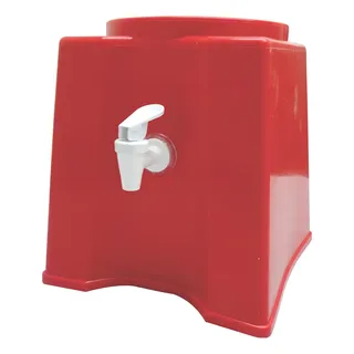 Suporte Galão Água Mineral M&K 10-20L Vermelho Refrige 3L/h