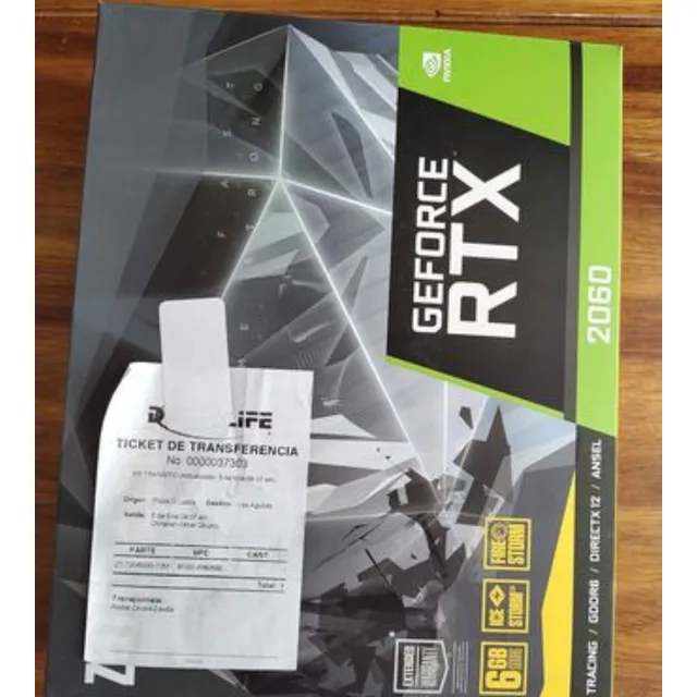 Tarjeta De Video Gigabyte Aorus Rtx 2060 8gb.