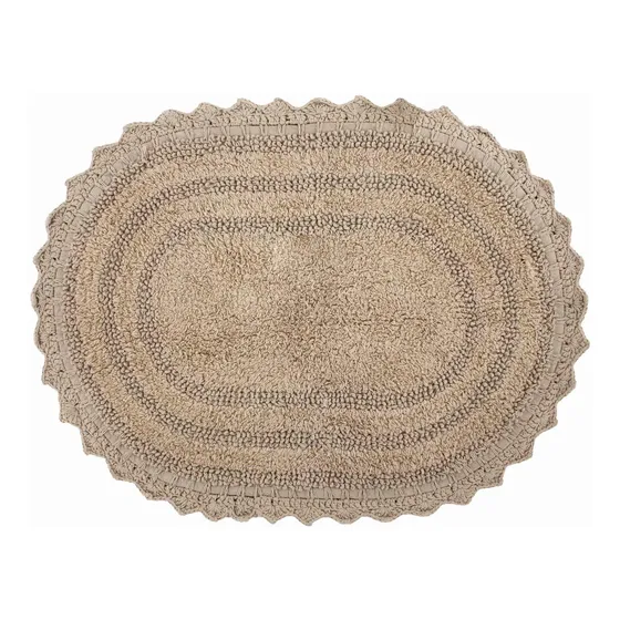 Alfombra Crochet Para Puerta Delantera Ducha Bañera Wc Baño