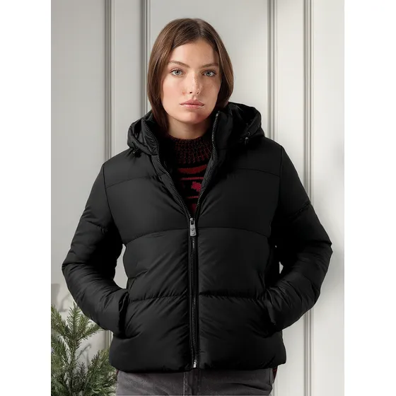 Campera Puffer Inflable Oreiro Love Impermeable Con Capucha