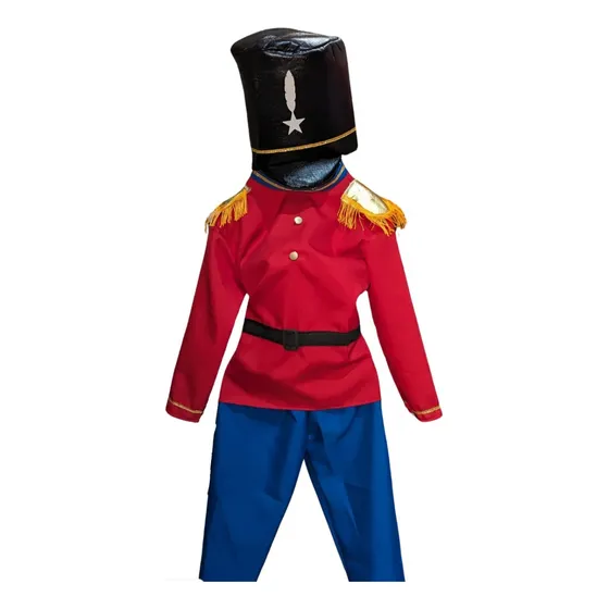 Disfraz De Soldado Soldadito De Plomo Cascanueces Nutcracker Niños