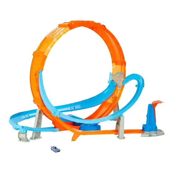 Massive Loop Mayhem Track Set Con Enorme Lanzador De Bu...