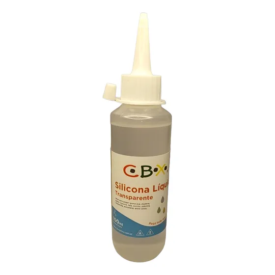 Silicona Liquida 100 Ml Pegamento Transparente Cbx