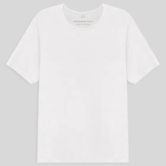 Tech T-shirt Modal Gola C Plus Masculina