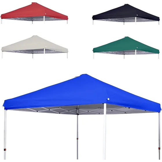 Lona Carpa Repuesto Toldo Plegable 3x3 Mt Filtro Uv Plateado Color Verde