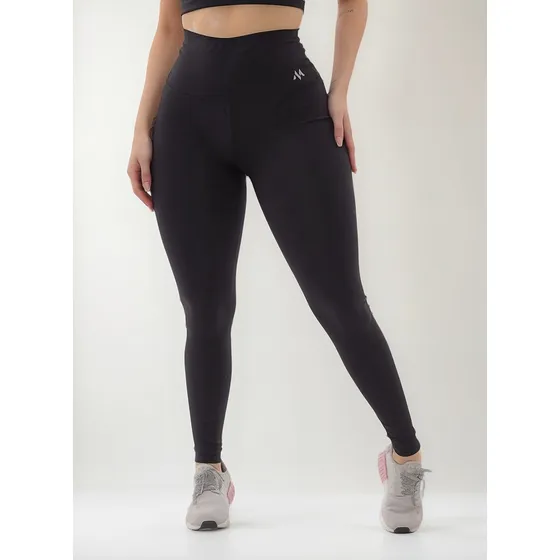 Calça Legging Zero Transparencia Blackout Preta