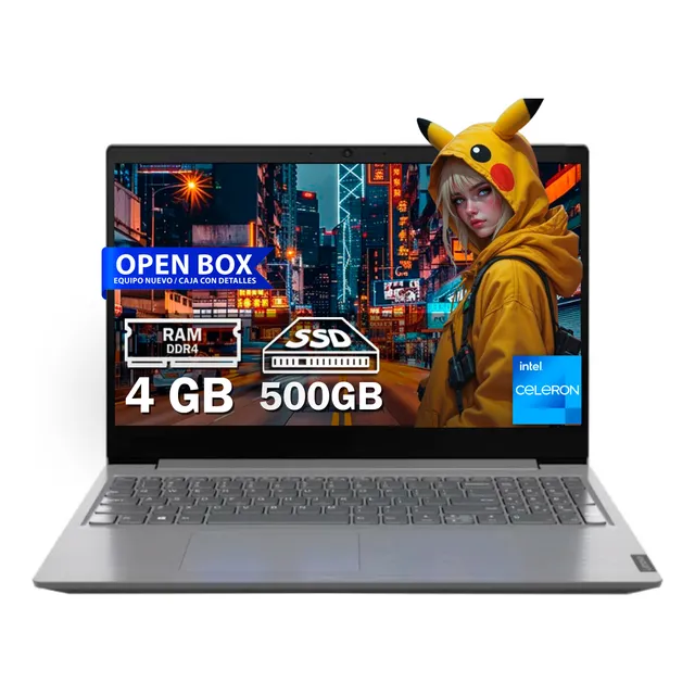 Laptop Lenovo V15 Igl Intel Celeron N4020 500gb 4gb Ram