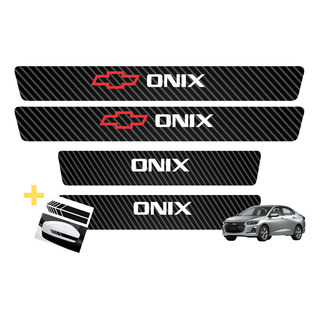 Sticker Vinil Estribos Automóvil Carbono 5d Chevrolet Onix Sticker Vinil Estribos Automóvil Carbono 5d Chevrolet Onix