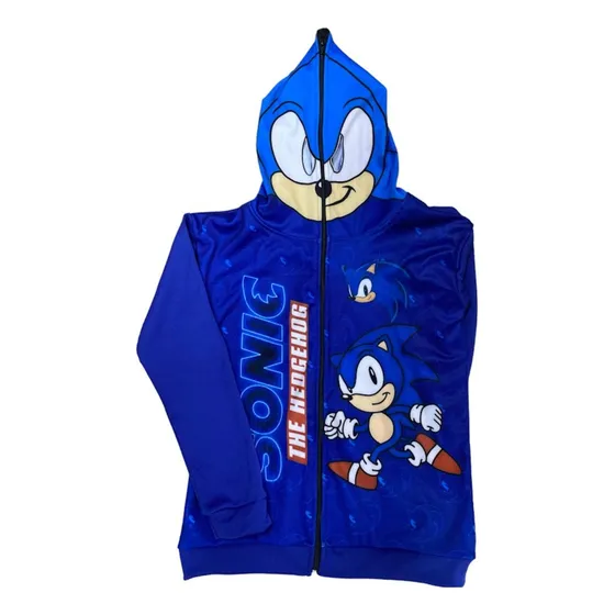 Jaqueta Moletom Blusa De Frio Casaco Infantil Ziper C/ Capuz