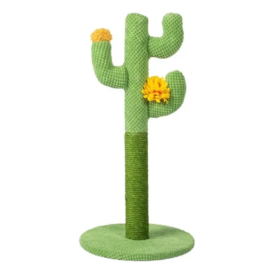 Arranhador Sisal Gatos Árvore De Cacto Com Poste Corda 60cm