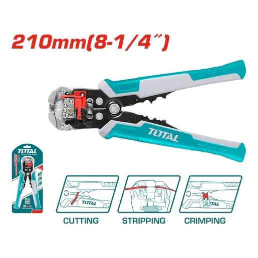 Pinza Pelacable Eléctrico 3 En 1 Multifunción Total Tht15246