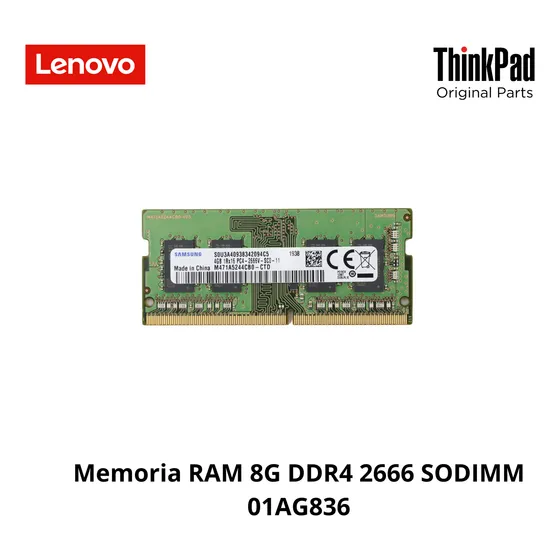 Lenovo Memoria 4g Ddr4 2666 Sodimm P/n 01ag836