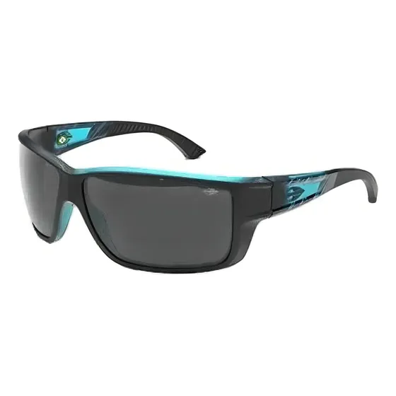 Óculos de sol Mormaii Joaca 3 armação preto/azul-fosco y lente cinza