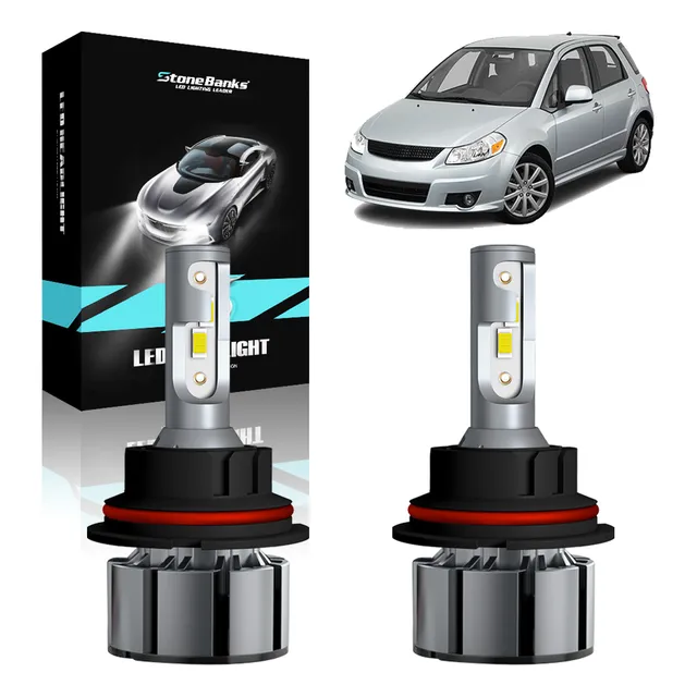 Focos Led 9007 Suzuki Swift 1998-2001 Luz Alta Y Baja