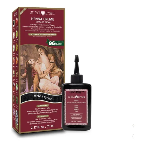 Henna Crema Surya Brasil Negro