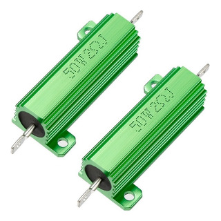 Lj Para 2 Resistencias De Carcasa De Aluminio 50w 2 Ohm Lj Para 2 Resistencias De Carcasa De Aluminio 50w 2 Ohm