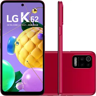 Smartphone K62 6,59'' 64gb 4gb Ram 13mp Vermelho LG Smartphone K62 6,59'' 64gb 4gb Ram 13mp Vermelho LG