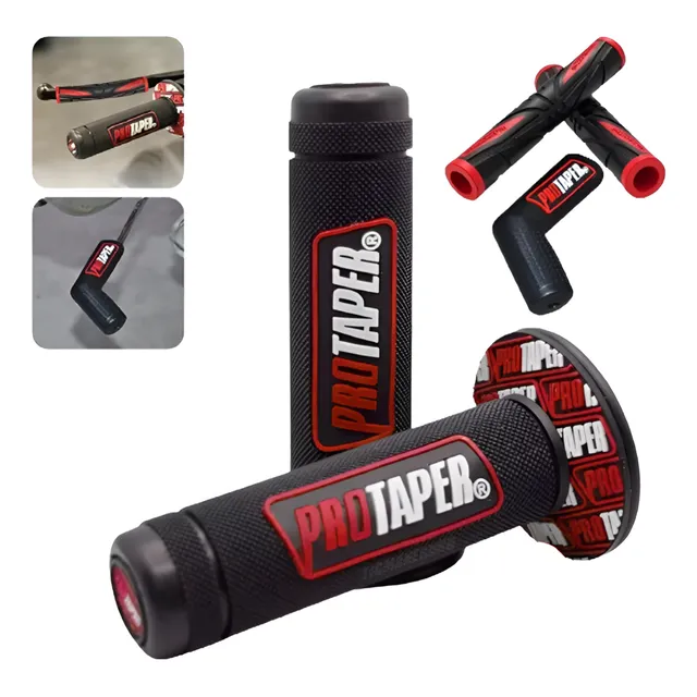 Moto Goma Bike Puños Accesorios Manubrio Excelente,3 Partes