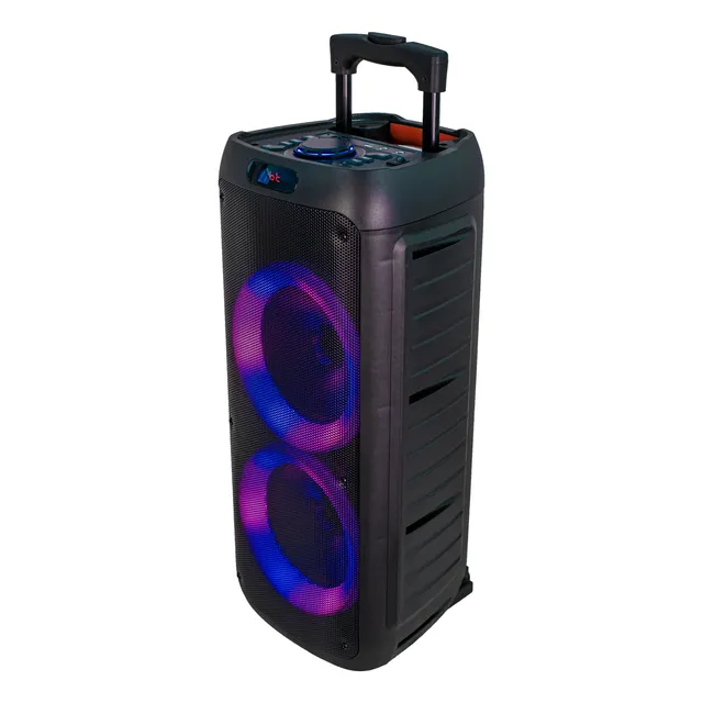 Parlante Party Mx-bts800 Dual 8'' Bluetooth 5.0 60w Rgb + Mi