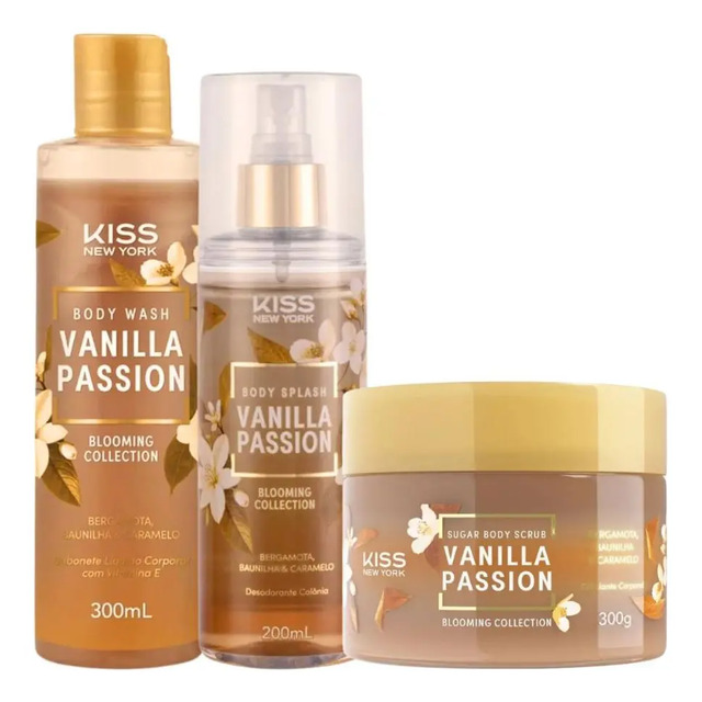 Kit Kiss Ny Vanilla Passion Com 3 Baunilha