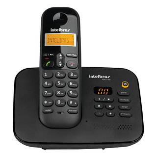 Telefone Intelbras Ts 3130 V7 Secretaria Eletronica Bina Pilhas De Alta Duração Cor Preto Telefone Intelbras Ts 3130 V7 Secretaria Eletronica Bina Pilhas De Alta Duração Cor Preto