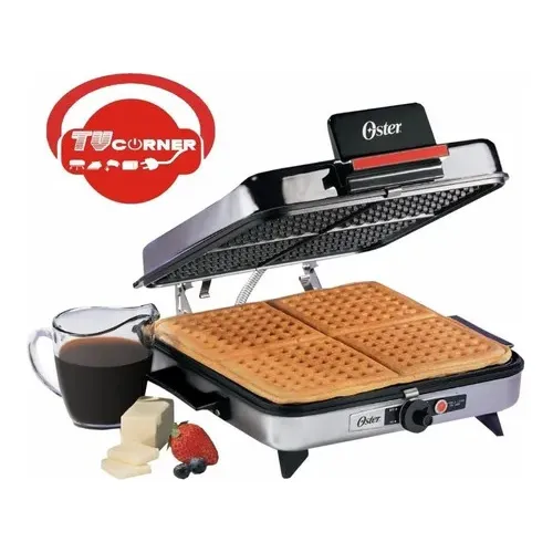 Waflera, Sanduchera Y Parrilla Reversible Oster Cg120w-012