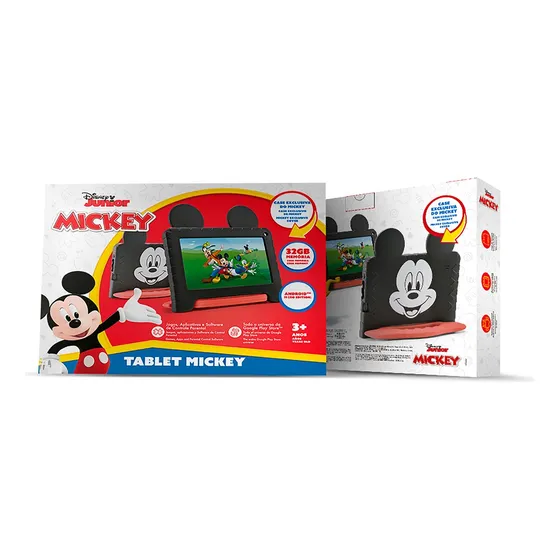 Tablet con funda Multilaser Kids 7" 32GB color negro/rojo 2GB de memoria RAM