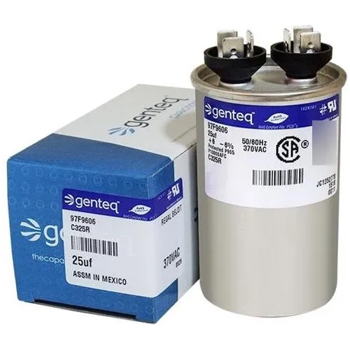 Ge Industrial  25 Uf Mfd X 370 Vac Genteq Condensador #