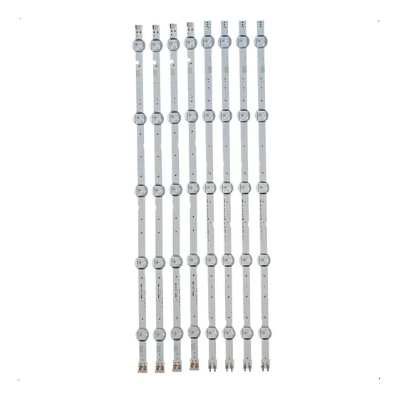 Kit C/8 Barras Led Para Tv Un49j5200ag Un49j5200 Em Aluminio