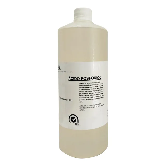 Acido Fosfórico 85% 1lt (1,68kg) Calidad Premium Icasa