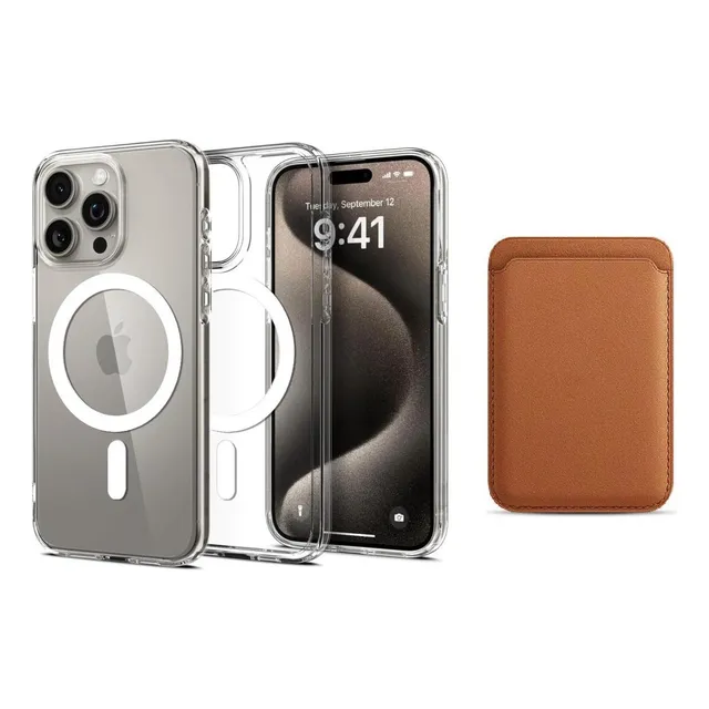 Case Funda Protector Magsafe + Wallet iPhone 15/16/pro/max