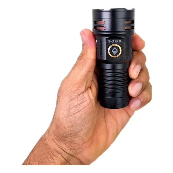 Lanterna Tática Edc Led V3 + 6 Leds T12 A Pequena Poderosa