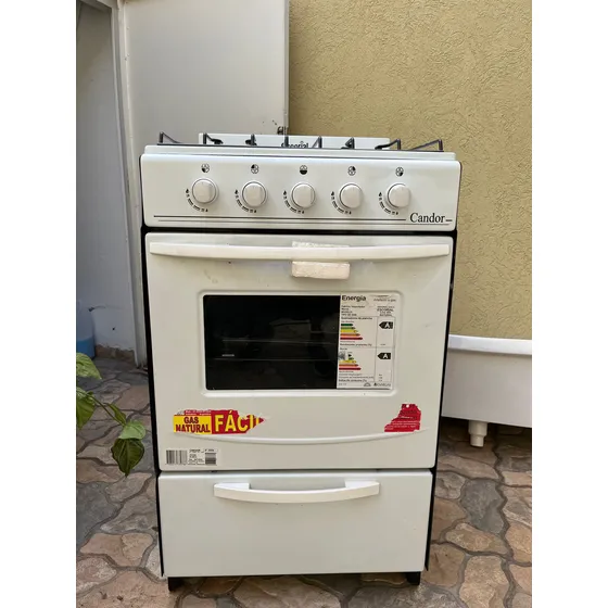 Cocina A Gas Escorial Candor S2 Color Blanco Gas Natural