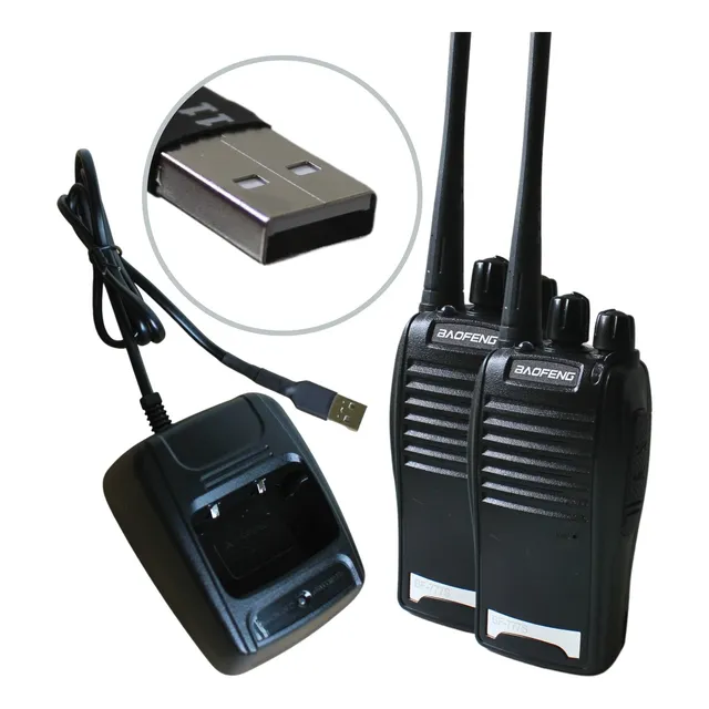 Kit C/10 Rádios Comunicador 777s Com Carregador Usb