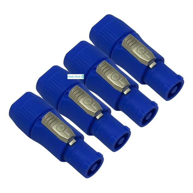 Plug O Conector Ac Powercon In Tipo Speakon 4 Pz