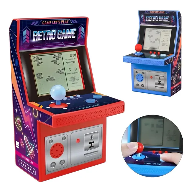 Jogo Mini Game Fliperama Retro Tetris Clássico Árcade 